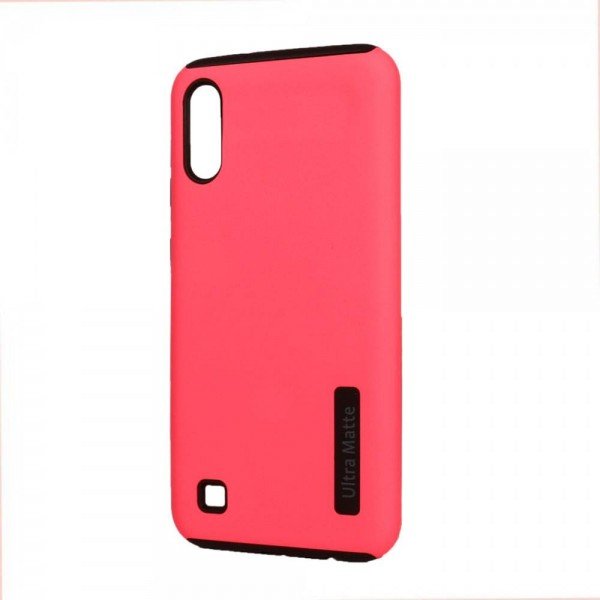 Wholesale Samsung Galaxy A10, A105 Ultra Matte Armor Hybrid Case (Hot Pink)